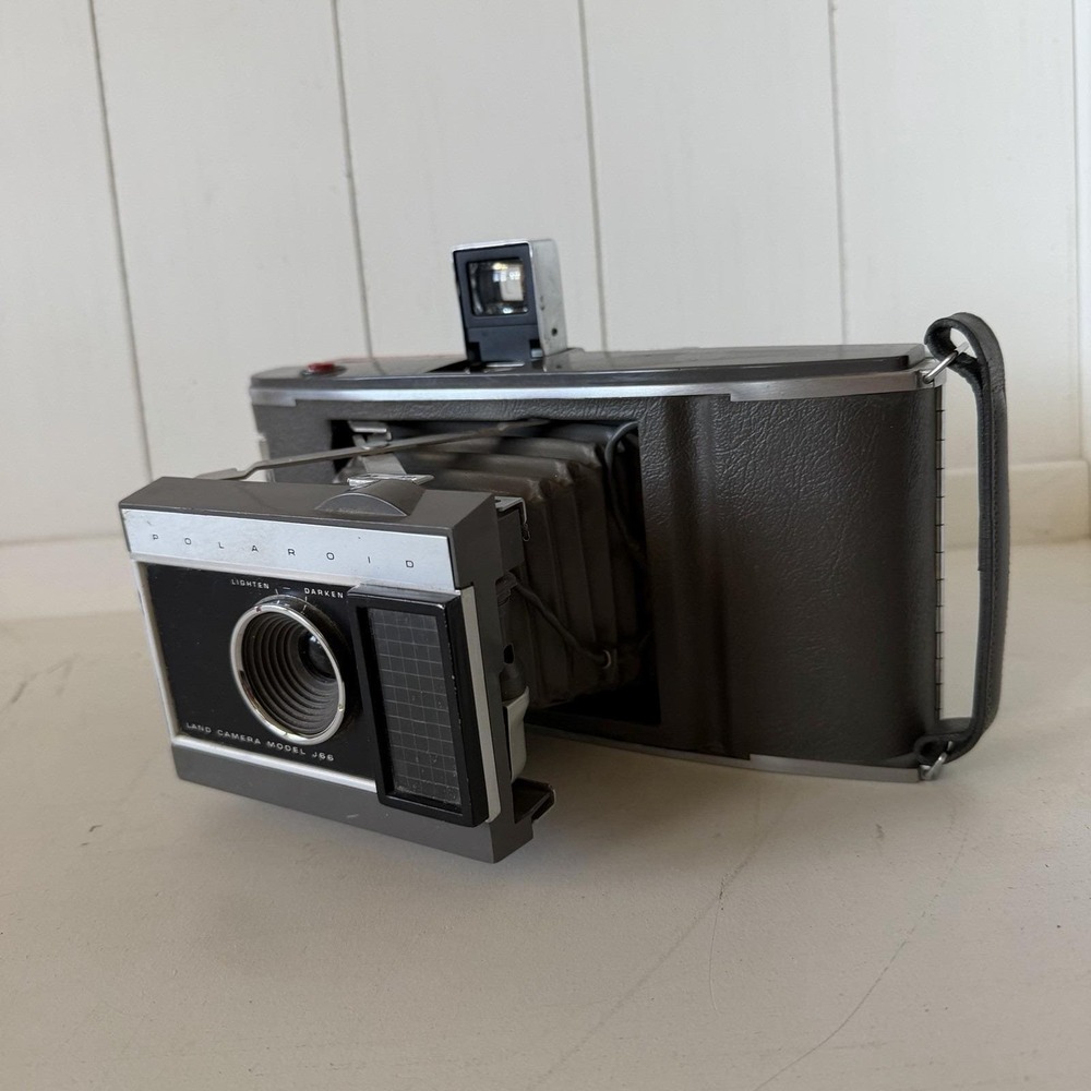 Vintage Polaroid Land Camera Model J66 Folding Instant Camera Made in USA